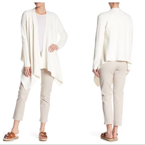 Brochu Walker Sweaters - Brochu Walker Stowe drape front asymmetrical cardi